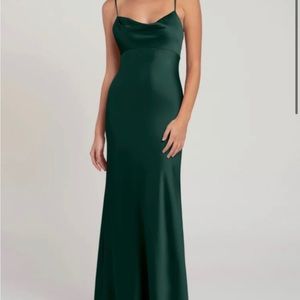 Jenny Yoo Addison Dress in Emerald Green Size 4